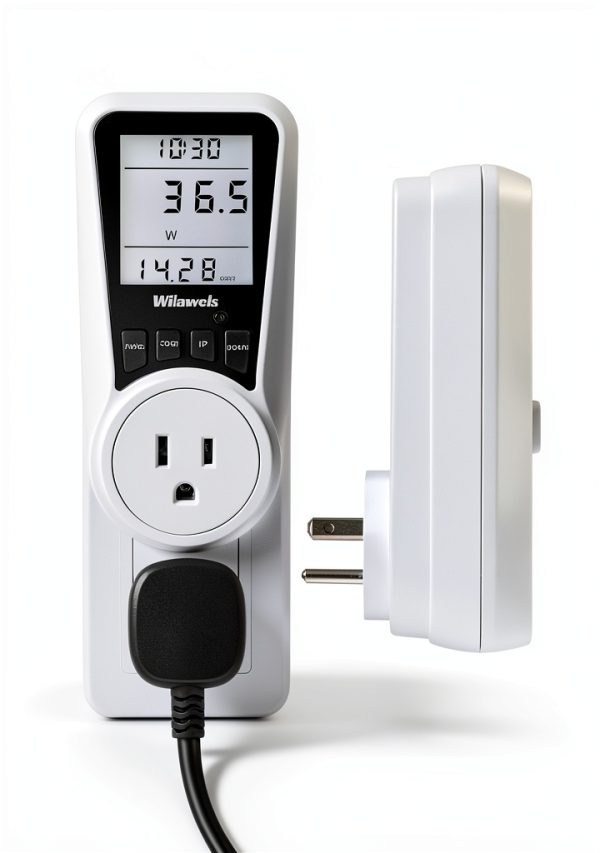 Watt Meter WILAWELS with Backlight, 7-Mode Display, Cost Calc B01WM05-3