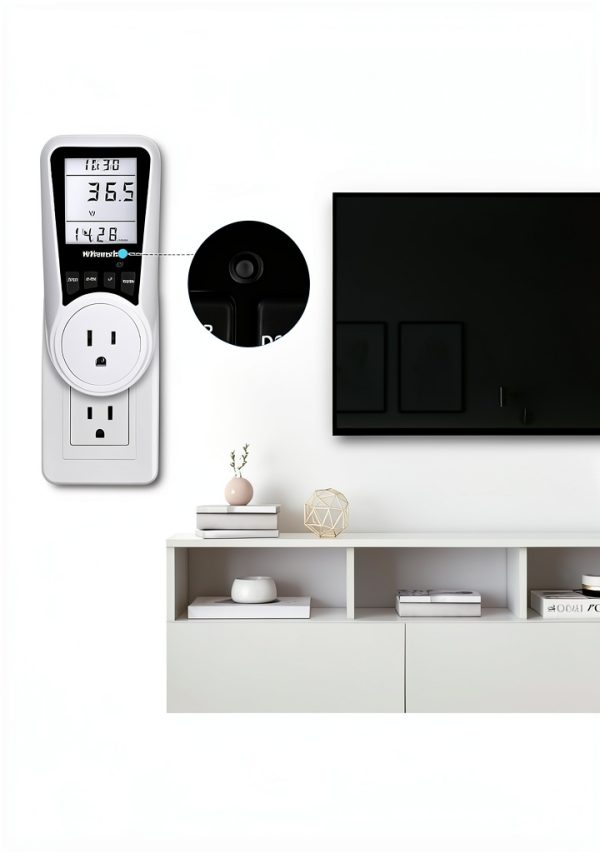 Watt Meter WILAWELS with Backlight, 7-Mode Display, Cost Calc B01WM05-4