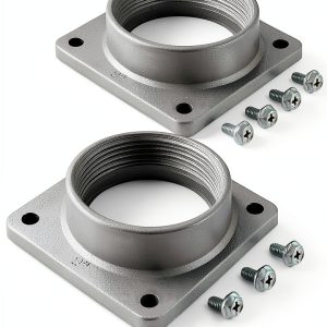 Meter Socket Hub 2in Screw Mount by Relaxweex - 200A Silver Pack of 2-0