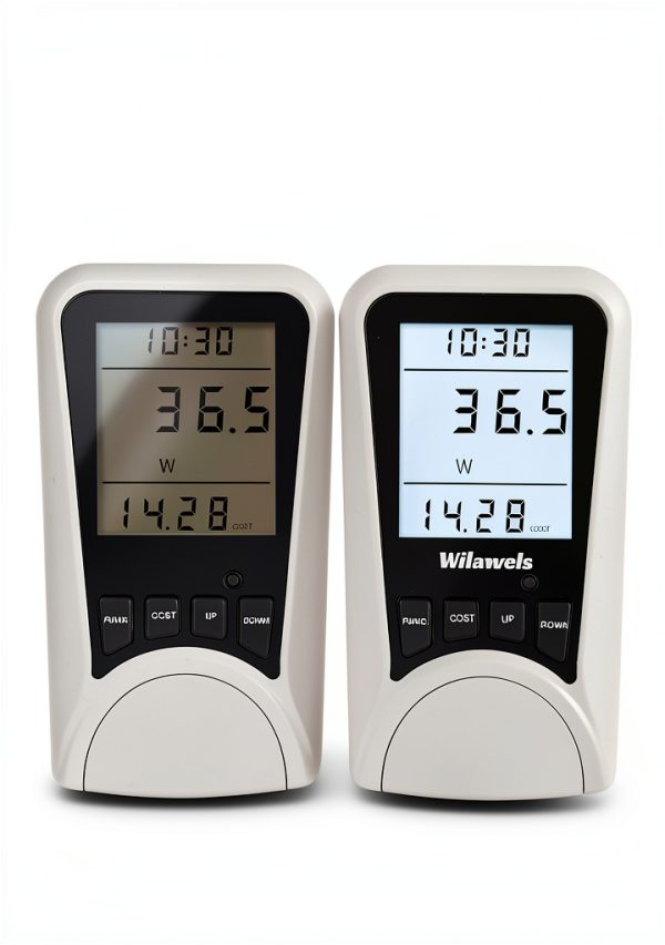 Watt Meter WILAWELS with Backlight, 7-Mode Display, Cost Calc B01WM05-5