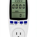Watt Meter, Plug-in Socket Power Meter, Auto Cost Calculator, Backlit Large Display, Overload Protection, Kilowatt Wattage Voltage AMP Tester, Electricity Usage Electrical Energy Monitor-0
