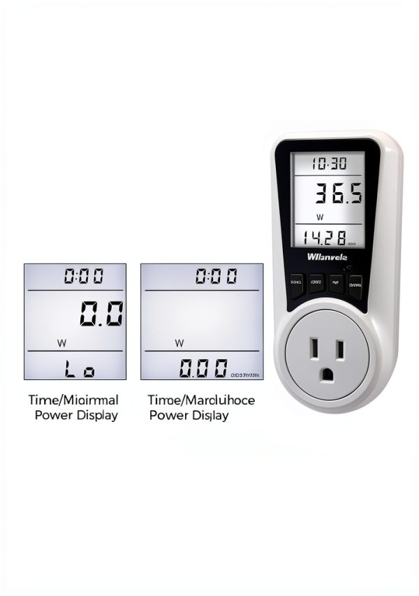 Watt Meter WILAWELS with Backlight, 7-Mode Display, Cost Calc B01WM05-1
