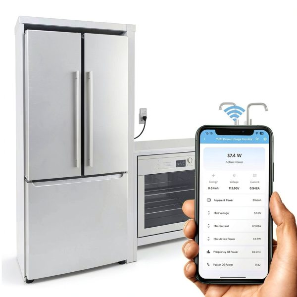 WiFi Electricity Usage Monitor Zuomeng Meter with Sound Alarm ZM-084-6