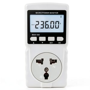 Watt Power Meter Plug-in Socket - Gain Express Backlit LCD Overload-0