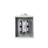 100 Amp XaHo Meter Socket 4 Jaw Ringless 600V with Horn Bypass Cover-1