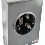 Eaton UHTRS213CE 200A Single Residential Meter Socket 600V Grey-0