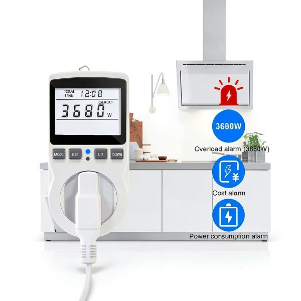 Watt Meter KETOTEK Power Plug with Backlit LCD Model KTEM01-4