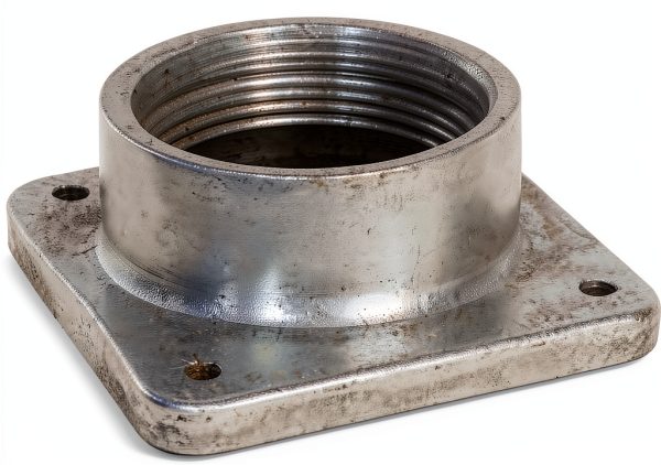 Milbank A7517 Aluminum Meter Socket Hub 2" Small Opening 3.3" Length-0