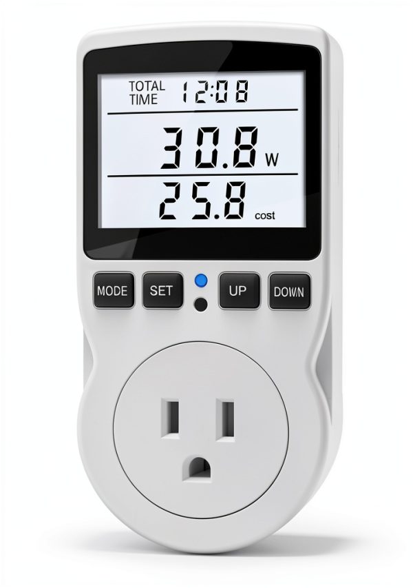 Watt Meter KETOTEK Power Plug with Backlit LCD Model KTEM01-0