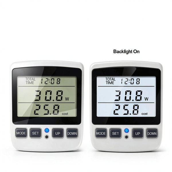 Watt Meter KETOTEK Power Plug with Backlit LCD Model KTEM01-2