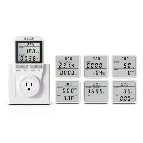 BALDR Electricity Usage Monitor for Home - Single Tariff Watt Meter-3