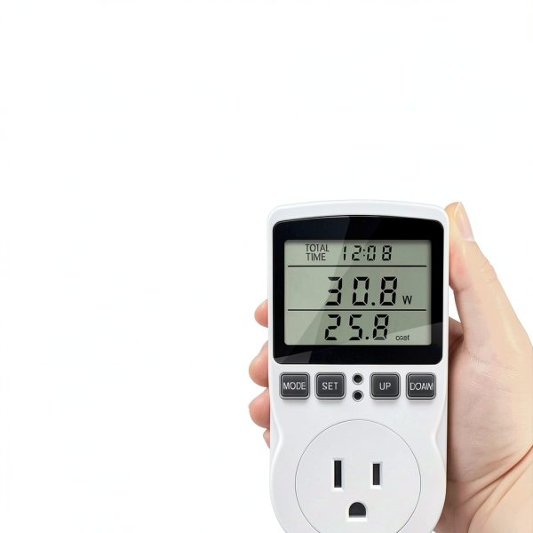Watt Meter KETOTEK Power Plug with Backlit LCD Model KTEM01-3