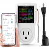 AC WiFi Watt Meter AVHzY Plug in US Socket Meter with Backlit Display-0